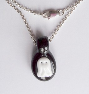 Cute Ghost Necklace Etsy Profusion