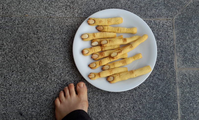 Horror-Hexenfinger-Kekse für Halloween